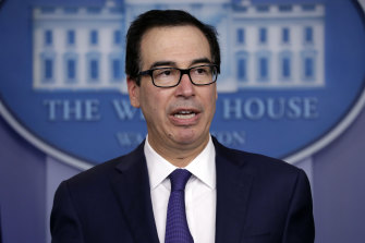 US Treasury Secretary Steve Mnuchin announced the sanctions, saying the US would hold human rights abusers to account. 