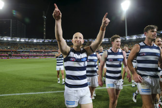The Cats will play the Tigers at the AFL grand final on Saturday night. 