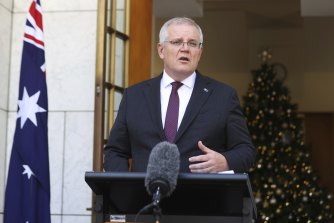 Prime Minister Scott Morrison says the pause in visa holder arrivals will allow the country to move into the holiday season “with confidence”.