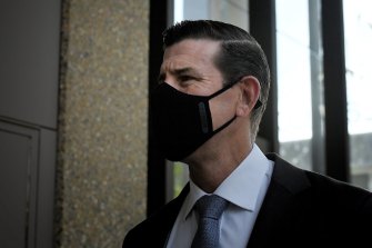 Ben Roberts-Smith outside Federal Court.