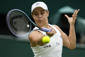 Ash Barty has progressed through to the second round at Wimbledon.