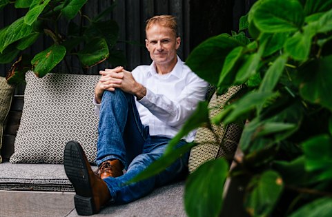 “The prognosis is not good for something like this”: Professor Richard Scolyer at home on Monday. 