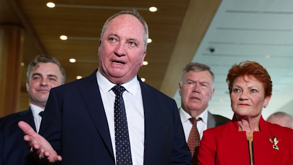 One Nation MP Barnaby Joyce.