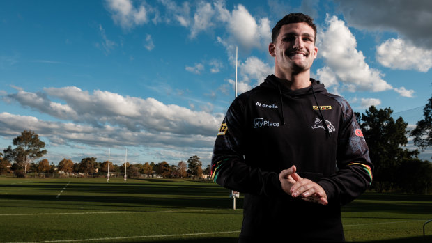 Vegas bound: Panthers halfback Nathan Cleary.