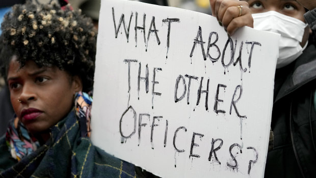 Protesters march in Memphis, Tennessee on Saturday over the death of Tyre Nichols, who died after being beaten by Memphis police. 