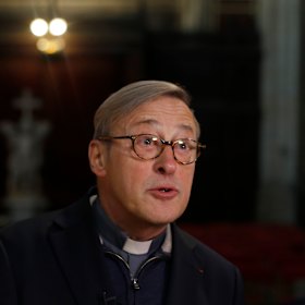 Notre Dame cathedral rector Patrick Chauvet.
