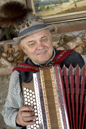 Hans Grimus, pictured in 2011, had an Austrian flair for hospitality.