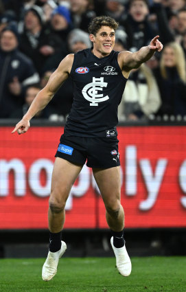Caddy is sometimes compared to Carlton superstar Charlie Curnow.