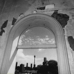 Sydney skyline as seen from one of terraces on September 16, 1981.