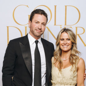 Scott and Alina Barlow at this year’s Gold Dinner fundraiser.