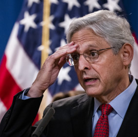 US Attorney-General Merrick Garland announces a lawsuit to block the enforcement of a new Texas law.