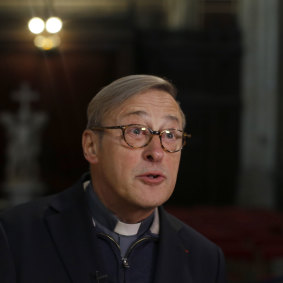 Notre Dame cathedral rector Patrick Chauvet.