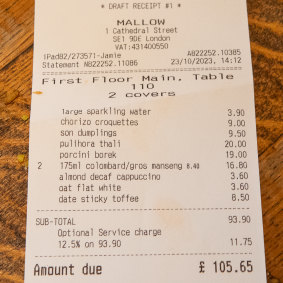 The bill.