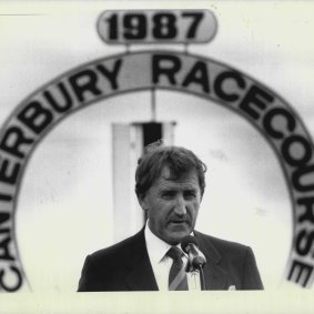   John Brown opens a race carnival in 1987.