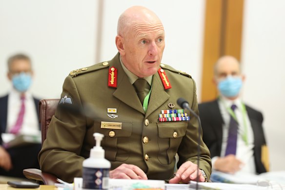 COVID-19 taskforce commander, Lieutenant-General John Frewen.