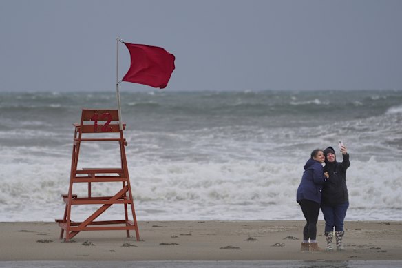 Storm surges are expected to raise ocean levels by almost a metre along the New Jersey and New York coast, and even higher across New England. 