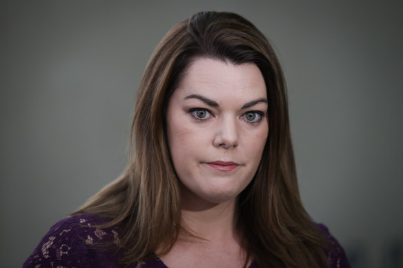 Greens senator Sarah Hanson-Young.