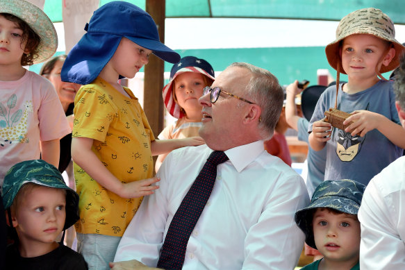 The prime minister will build on the government’s childcare agenda with a promise to end the activity test.