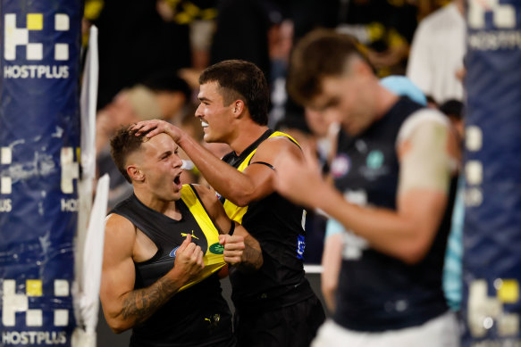 Richmond’s youth and enthusiasm proved too much for Carlton on Thursday night.