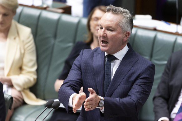 Federal Minister for Climate Change and Energy Chris Bowen has dramatically reduced the size of the Southern Ocean’s offshore wind zone. 