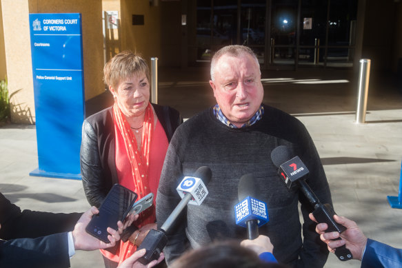 Rod Patterson and Maree Patterson survived the Bourke Street terror attack. Mr Patterson was stabbed in the head.