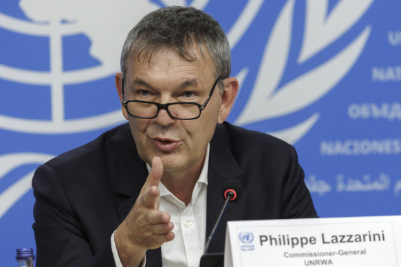 Philippe Lazzarini warned that the suffering of Palestinians would only worsen with the coming of winter.