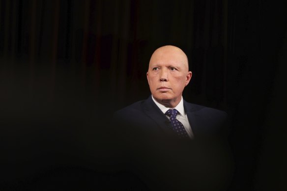 Defence Minister Peter Dutton.