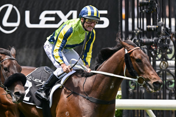 Kalapour won the Lexus Archer Stakes on Derby Day with Damien Oliver on board to claim his Melbourne Cup spot.