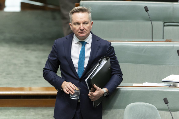 Minister for Climate Change and Energy Chris Bowen.