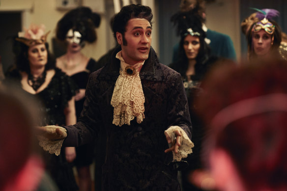 Taika Waititi as vampire Viago in the movie What We Do In The Shadows.