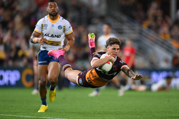 Broncos fullback Reece Walsh continued his devastating form.