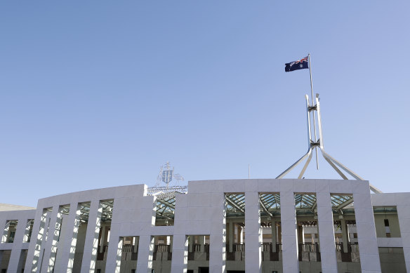 Parliament House in Canberra.