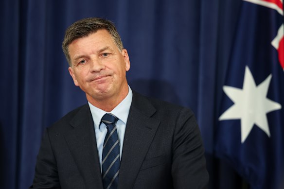 Opposition Leader Angus Taylor.