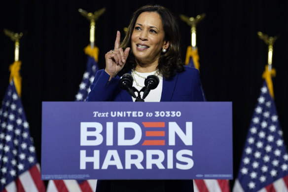 Kamala Harris went on the attack against the Trump administration's handling of the coronavirus and the economy on Wednesday.