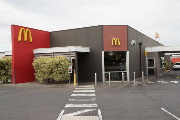 Fawkner McDonald’s, in Melbourne’s north, re-opened with staff from other restaurants on Wednesday.