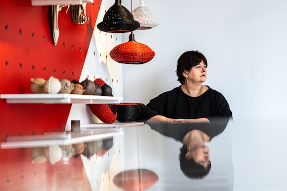 Executive Director Lisa Cahill inside the Australian Design Centre in Darlinghurst.