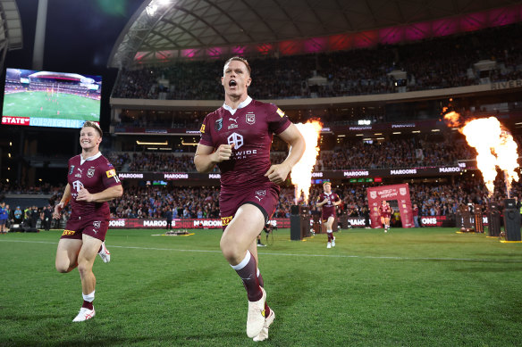 Maroons hero Lindsay Collins was at the centre of the 14th-man blunder.