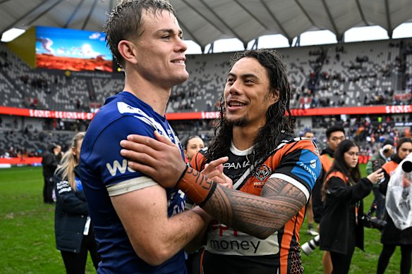 Lachlan Galvin and Jarome Luai were nominated for the 2025 Provan-Summons Award for their post-game embrace.