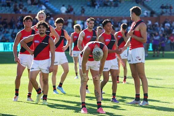 Essendon’s young players need support and guidance and leadership