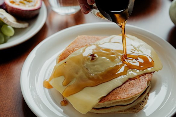 Diner-style pancakes.