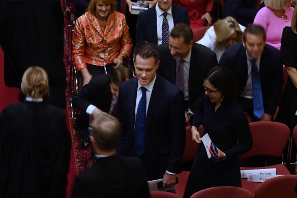 NSW Premier Chris Minns at the opening of the state parliament.