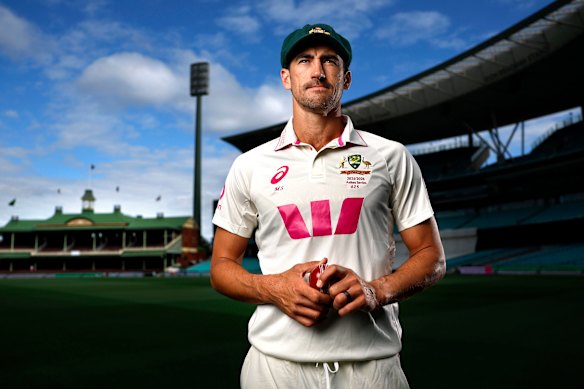 Australia’s Mitchell Starc ahead of the fifth Ashes Test in Sydney. 
