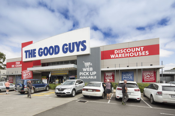 The Good Guys is experiencing a slowdown in sales growth.