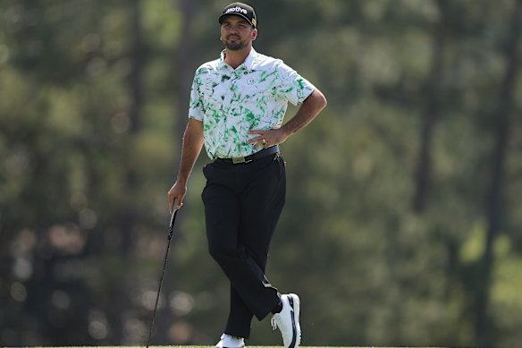 Jason Day in a white and green mood. 