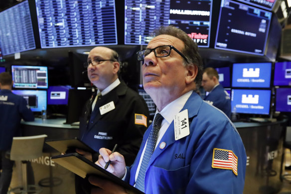 After early gains, Wall Street plunged on Tuesday after a coronavirus warning unnerved markets.