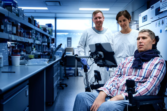 Professor Justin Yerbury at the University of Wollongong.