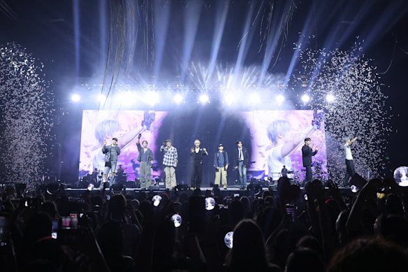 K-pop sensation ATEEZ, back in Sydney for the first time in seven years.