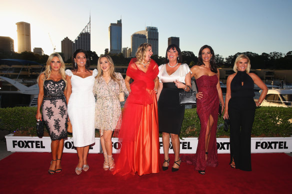 The original cast of The Real housewives Of Sydney shocked audiences by their on-air catfights.