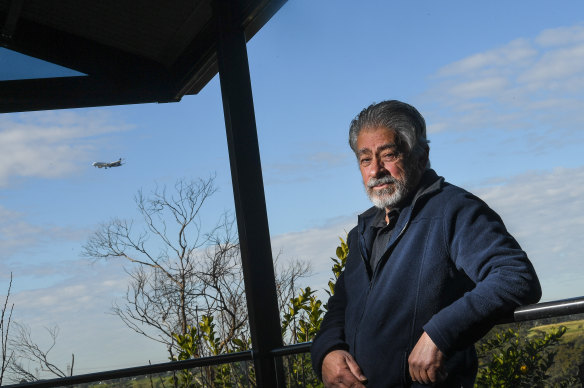 Hasan Sayer in Keilor will be affected by the aircraft noise from the new runway.