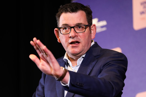 Victorian Premier Daniel Andrews announces a statewide lockdown on Saturday.